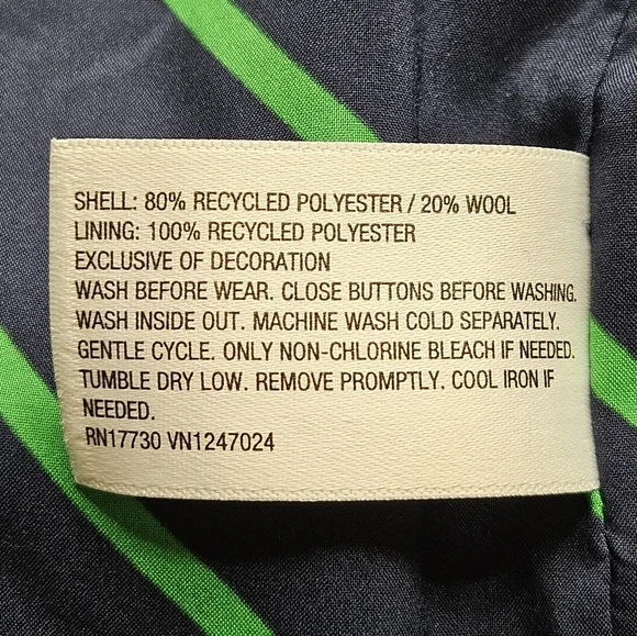 Rowing Blazers X Target Youth Size 8 Navy Blue With White Trim - Picture 9 of 9